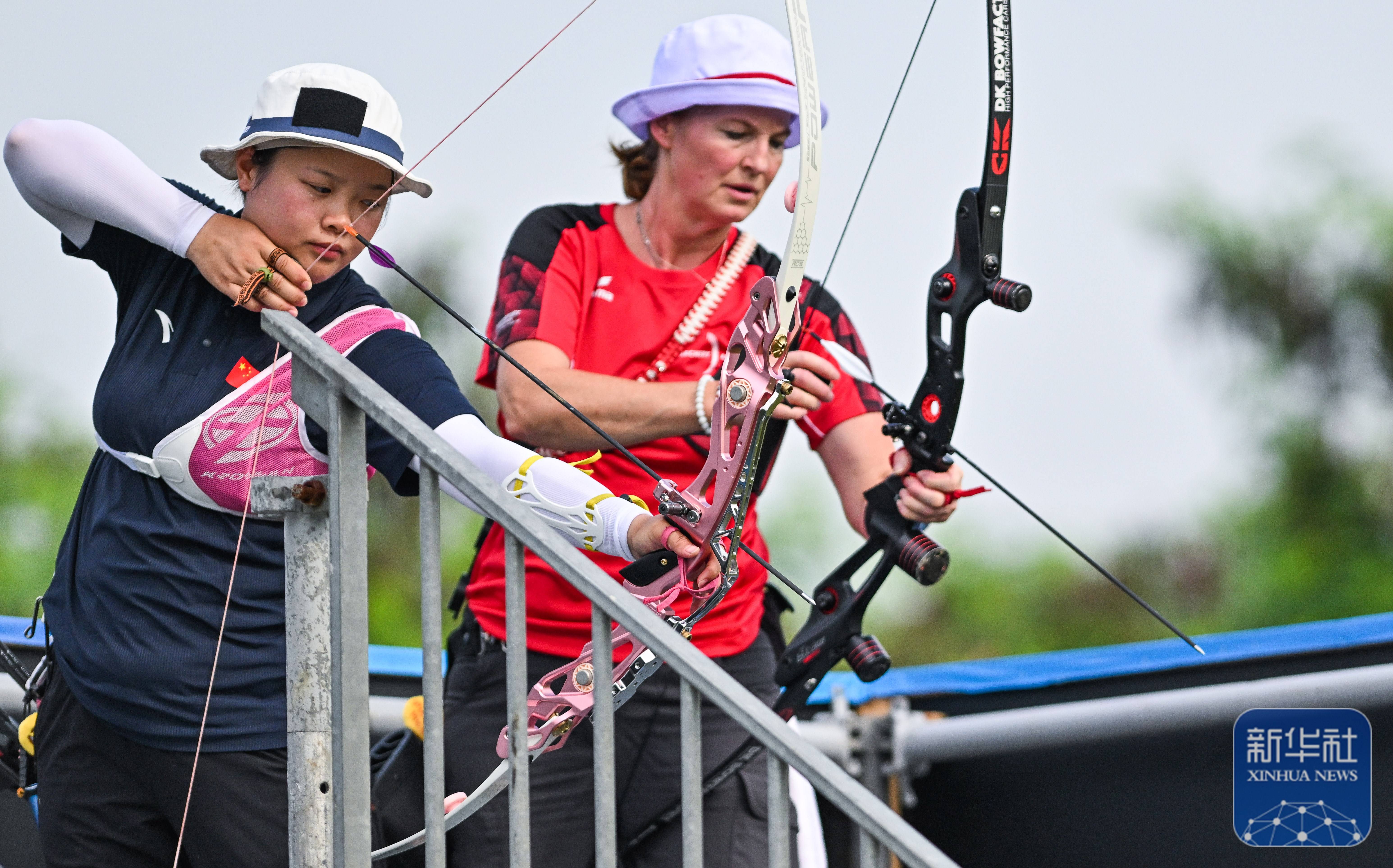 巴西射箭选手争先恐后，角逐金银铜